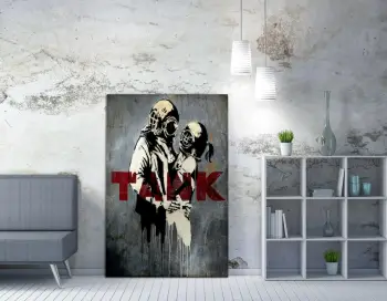 Pikturë dekorative në kanavacë Wallity, WY11, shumëngjyrëshe, 70x100cm