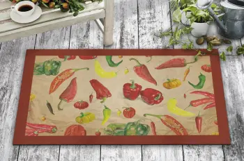 Shilte hyrëse PVC Aberto Design, shumëngjyrëshe, Pepper, 45x70cm