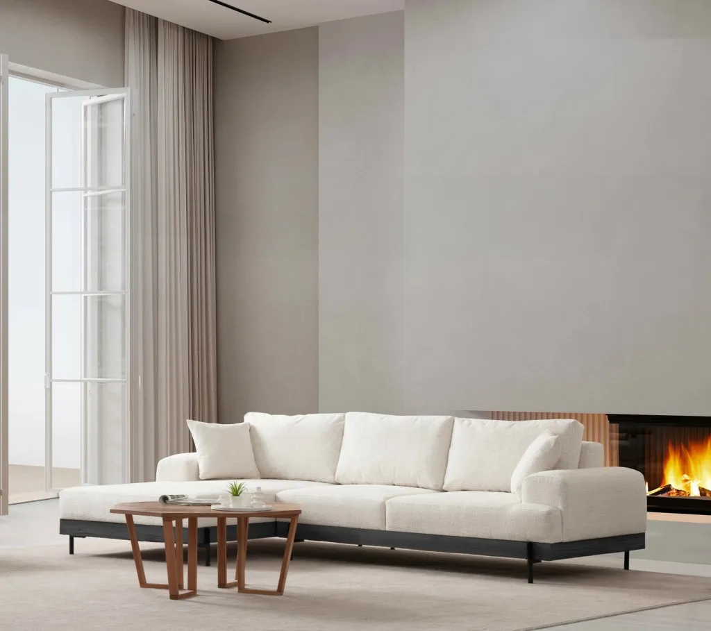 Këndare Atelier del Sofa, e zezë majtas - e bardhë - 2