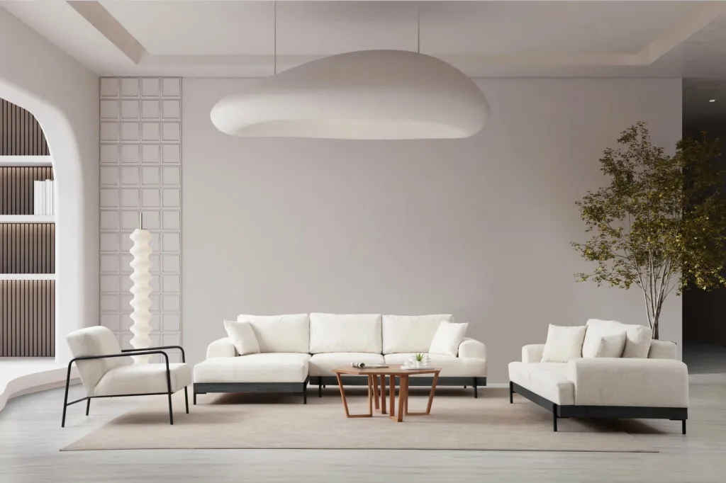 Këndare Atelier del Sofa, e zezë majtas - e bardhë - 6