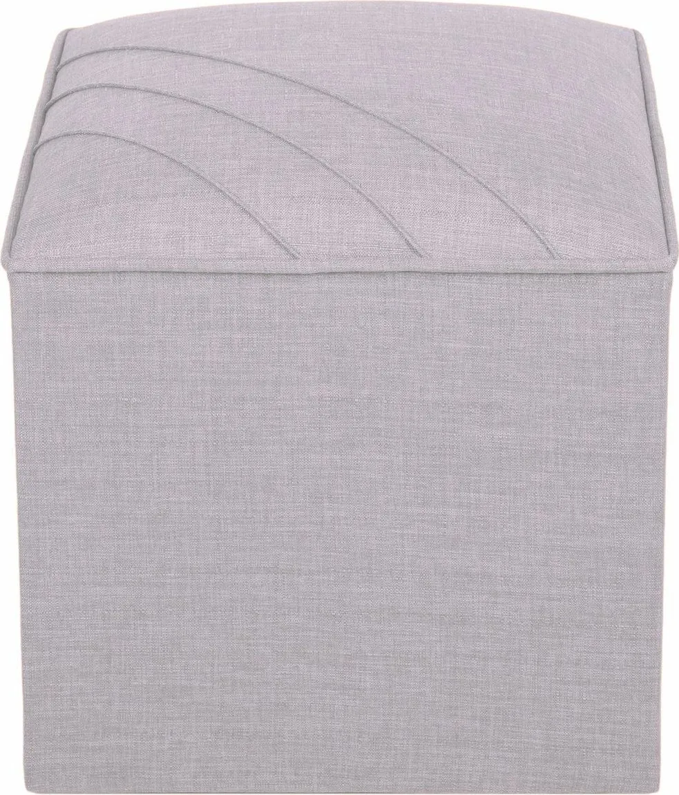 Puf gri Atelier del Sofa, Des Moines - 1