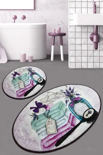 Set tapetash për banjo, Mijölnir, lavandë, 2 copë