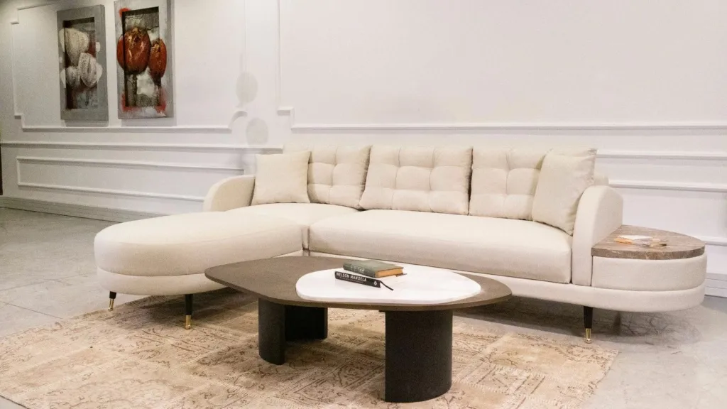 Kënd-sofë krevati Atelier del Sofa, Milano kënd, krem - 2