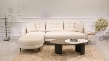 Kënd-sofë krevati Atelier del Sofa, Milano kënd, krem