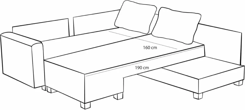 Kënd-sofë krevate Atelier del Sofa, Aly Arzilla, kënd i majtë, ngjyrë kafe - 10