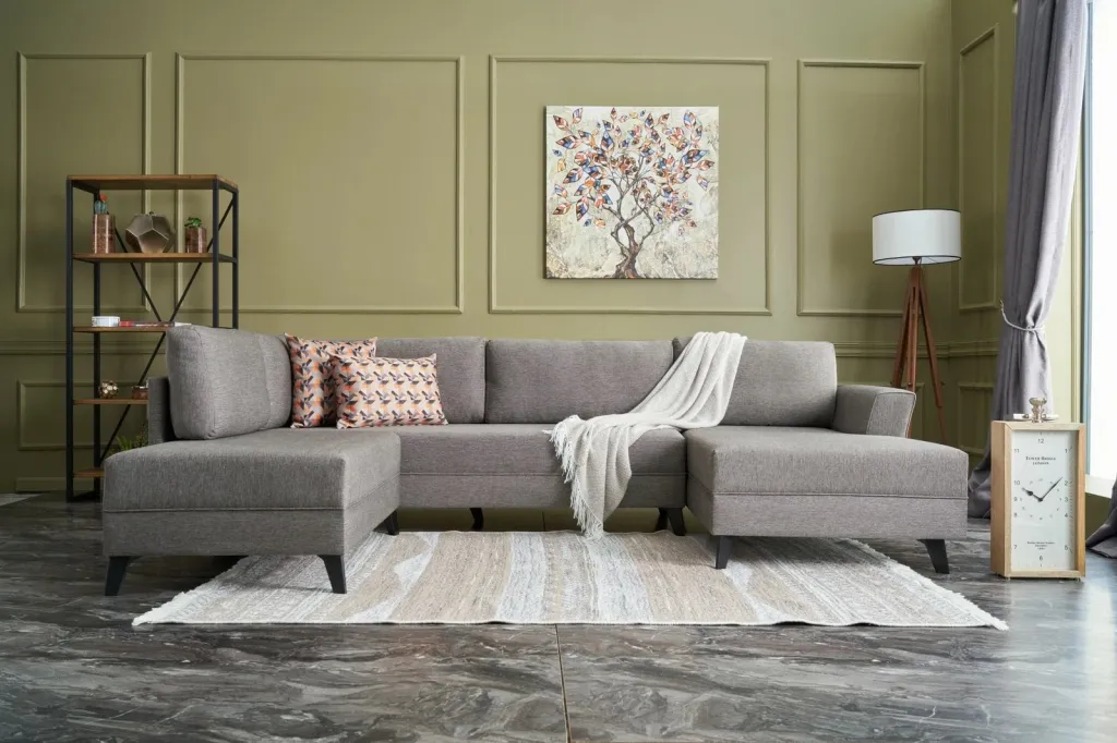 Kënd-sofë krevate Eris, kafe, Atelier del Sofa - 1