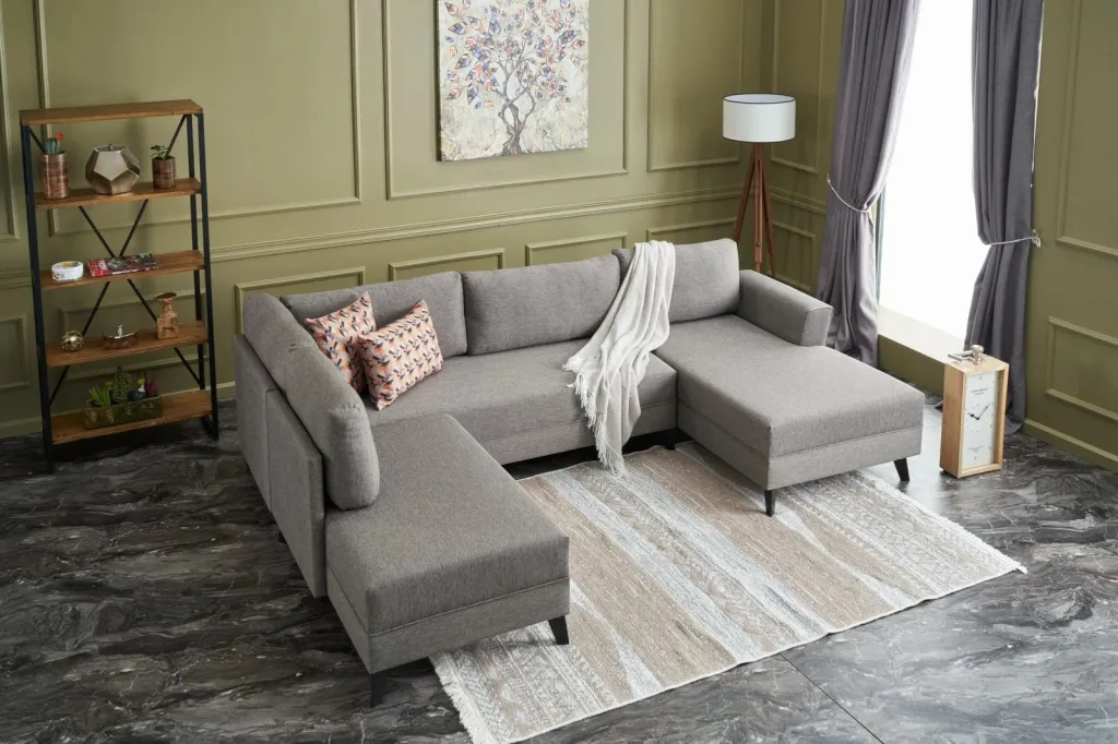 Kënd-sofë krevate Eris, kafe, Atelier del Sofa - 2