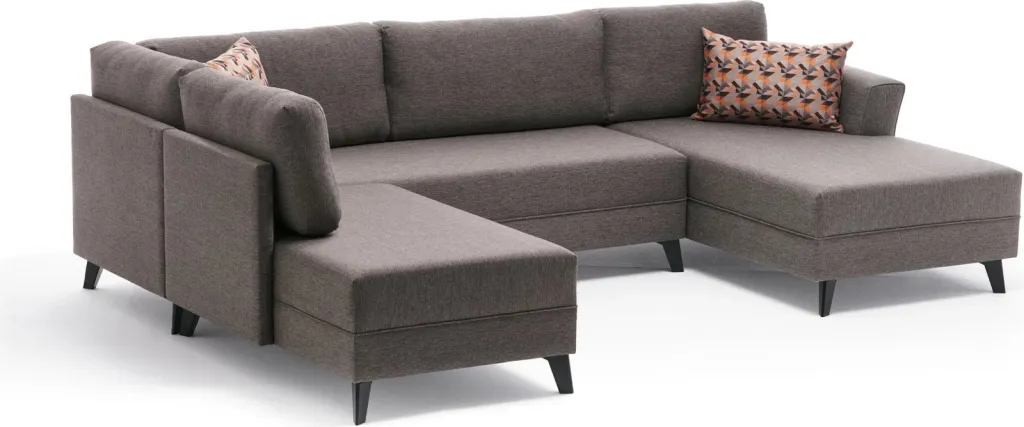 Kënd-sofë krevate Eris, kafe, Atelier del Sofa - 8
