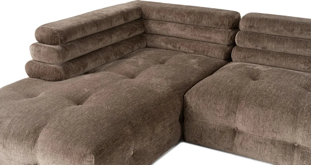 Kënd-sofë Boston, kënd majtas, gri, Atelier del Sofa (Chl-2R) - 14