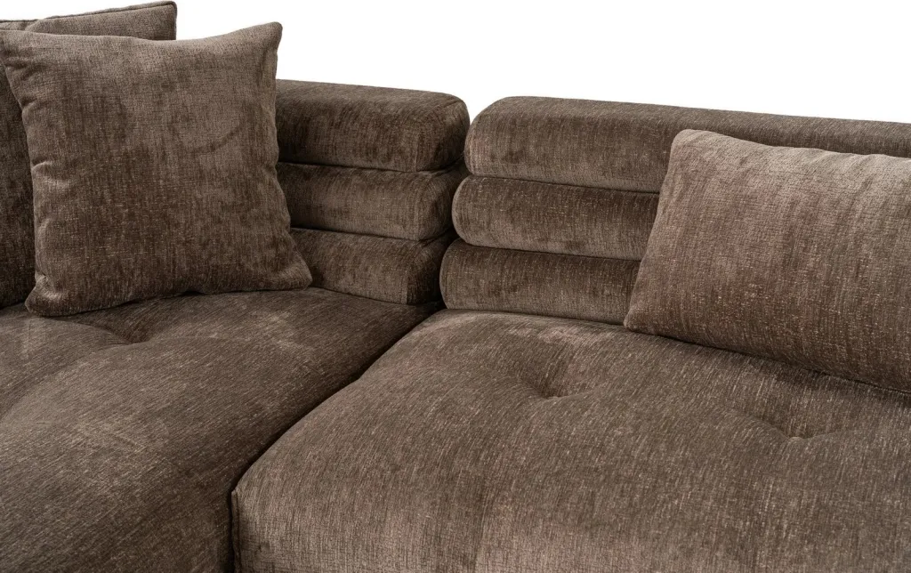 Kënd-sofë Boston, kënd majtas, gri, Atelier del Sofa (Chl-2R) - 15