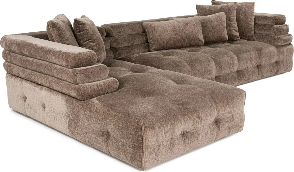 Kënd-sofë Boston, kënd majtas, gri, Atelier del Sofa (Chl-2R) - 6