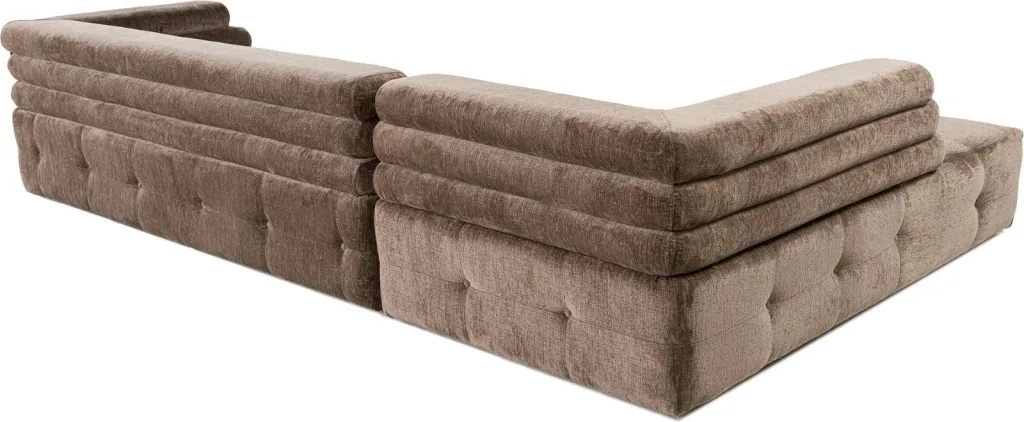 Kënd-sofë Boston, kënd majtas, gri, Atelier del Sofa (Chl-2R) - 8