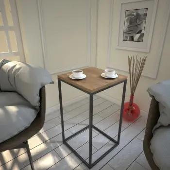 Tavolinë anësore, ngjyrë lisi kaukazian, Hanah Home, Pure