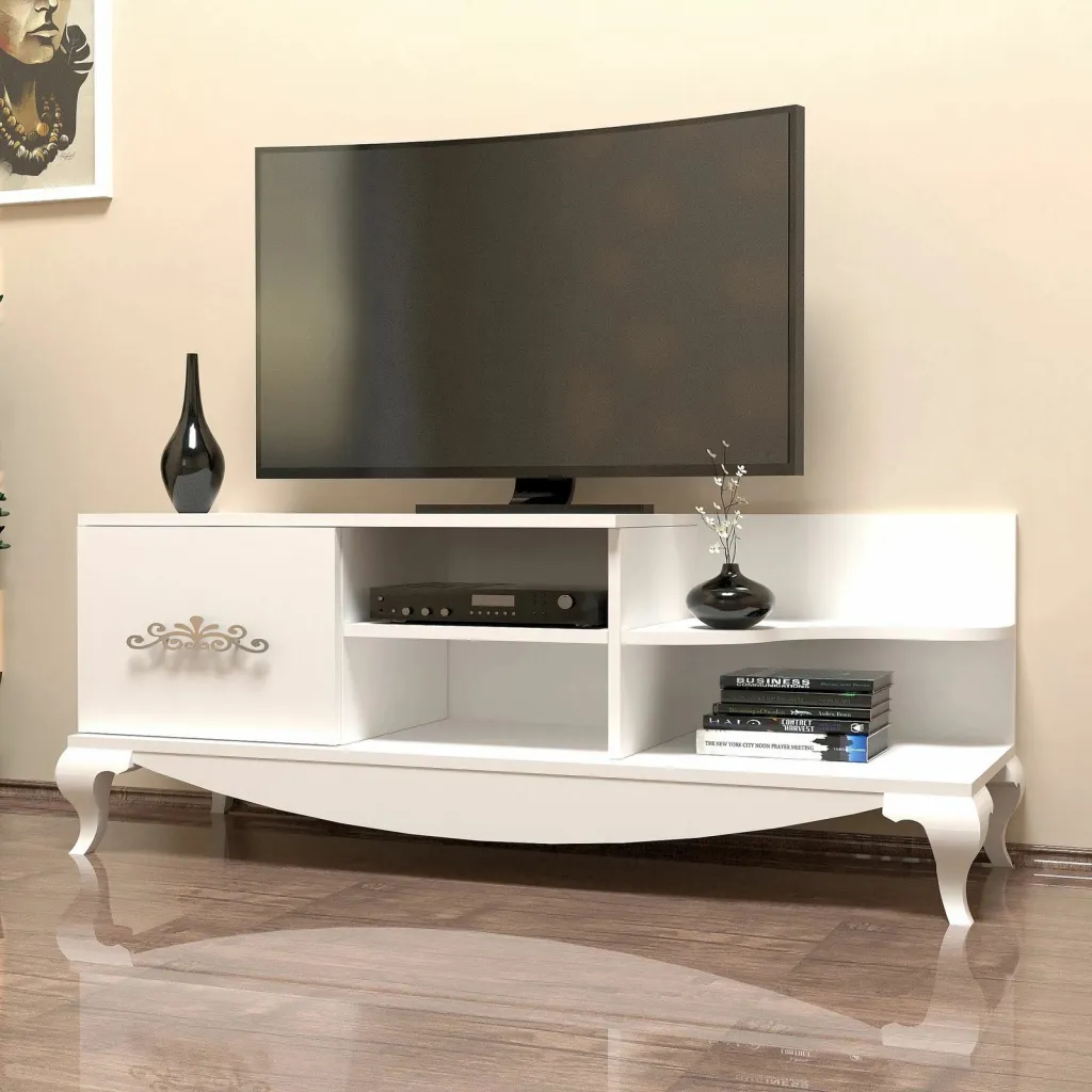 Komodë TV Hanah Home, Sultan, e bardhë - 1