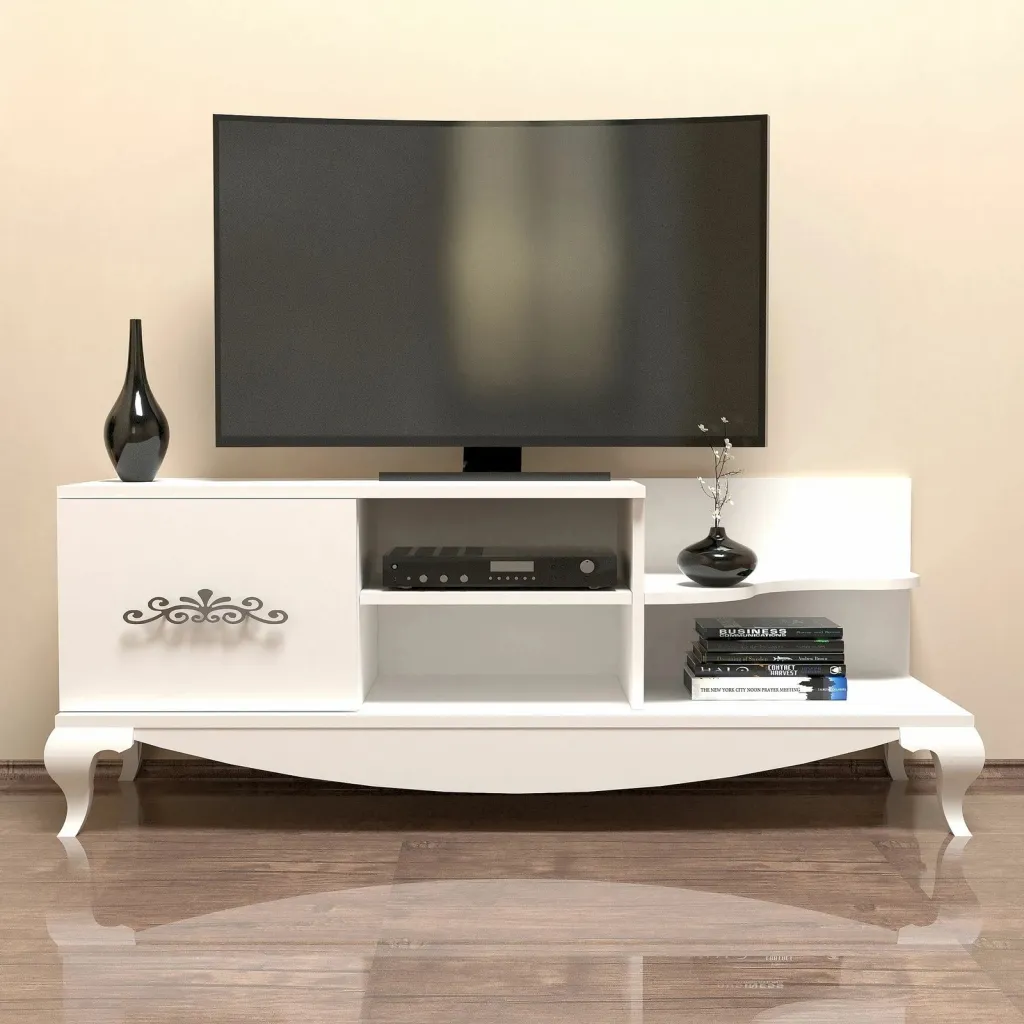 Komodë TV Hanah Home, Sultan, e bardhë - 2