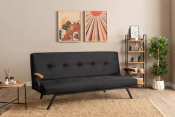 Divan-krevat treshe, Atelier del Sofa, Zven, ngjyrë e zezë