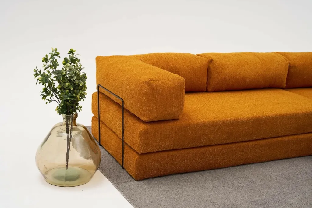 Këndsofa Atelier del Sofa, Comfort, portokalli - 7