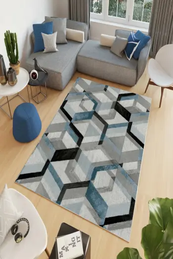 Qilim (60x100) Conceptum Hypnose, W874, ngjyrë gri
