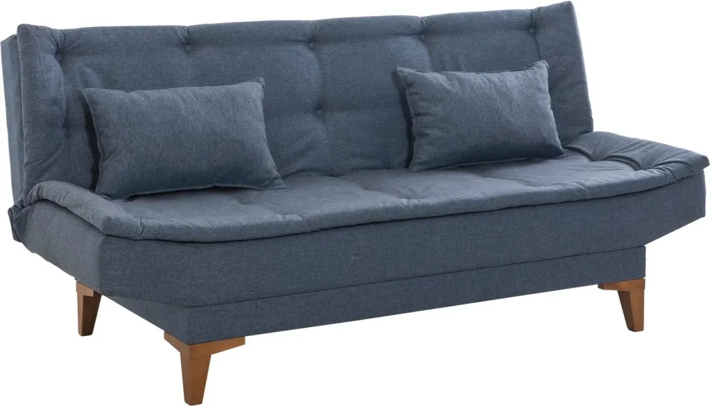 Divan-krevat treshe, ngjyrë kaltër e errët, Atelier del Sofa, Santo - 3