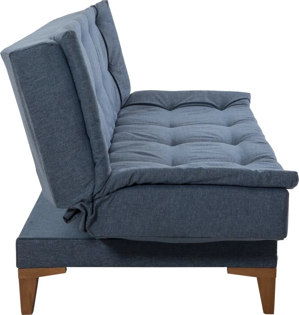 Divan-krevat treshe, ngjyrë kaltër e errët, Atelier del Sofa, Santo - 5
