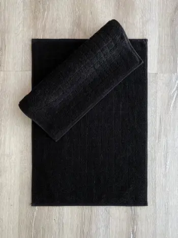 Set tapetash për banjo (2 copë), Mijölnir, Kare, ngjyrë e zezë