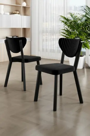 Set karrigash (6 copë), Hanah Home, Arfe, e zezë