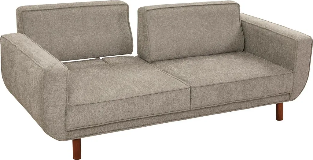 Set divan-krevat Atelier del Sofa, Lorus, ngjyrë arre, gri - 6