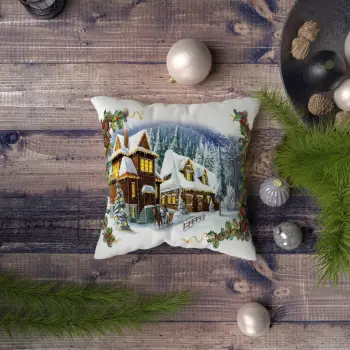 Jastëk dekorativ Aberto Design, NYXMAS078, shumëngjyrësh, 43x43cm