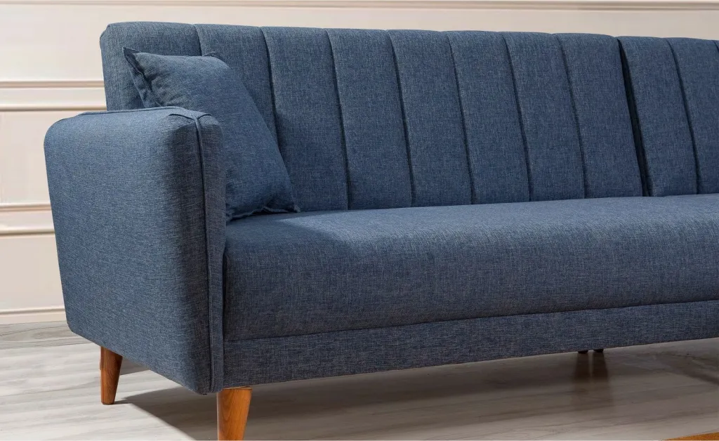 Kënd-sofë krevate, kënd i djathtë, ngjyrë e kaltër e errët, Atelier del Sofa - 3