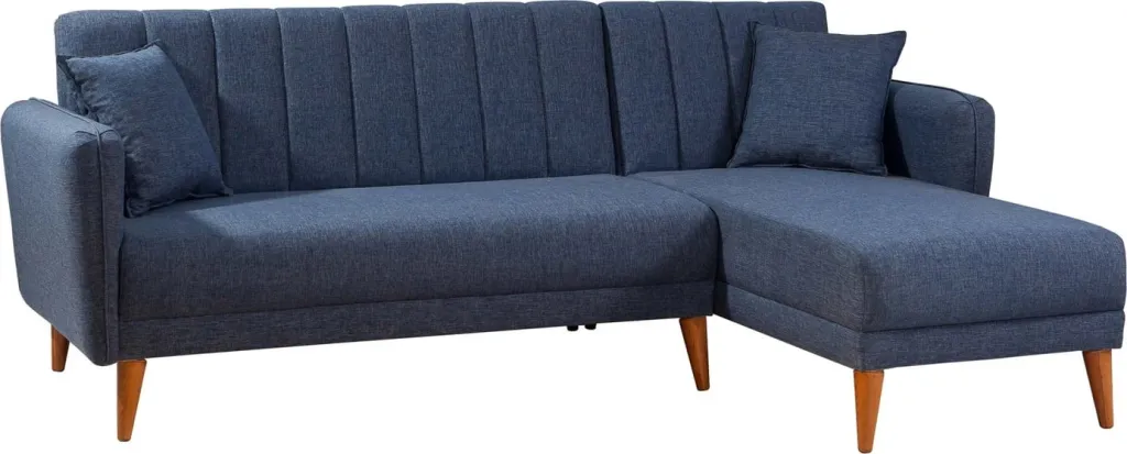 Kënd-sofë krevate, kënd i djathtë, ngjyrë e kaltër e errët, Atelier del Sofa - 7
