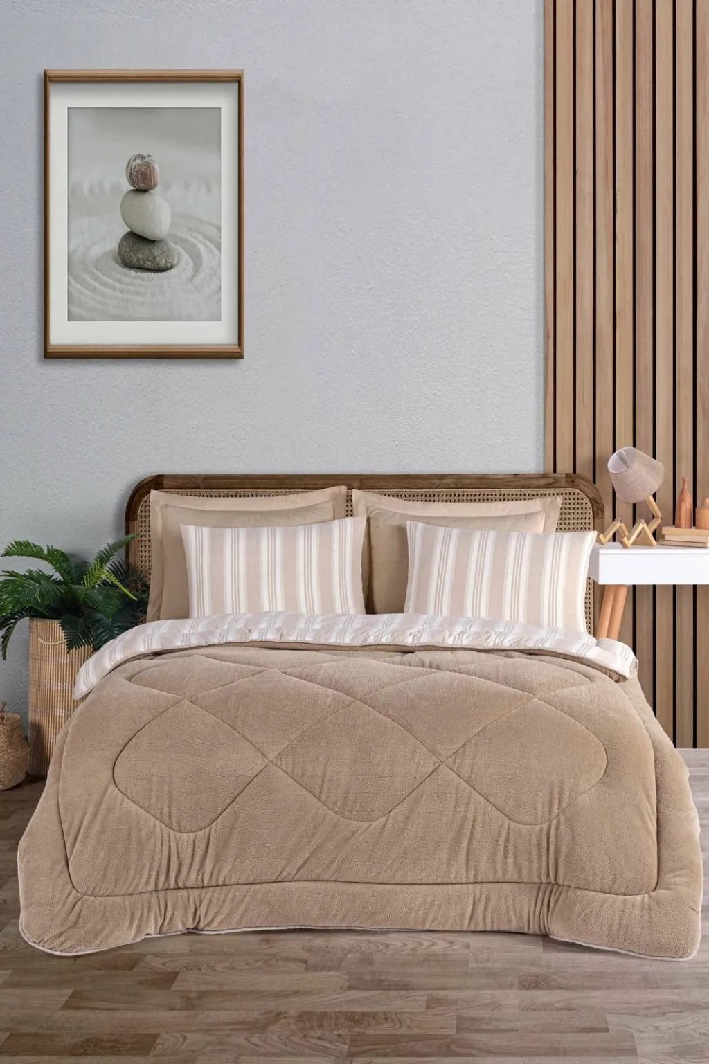 Set këllëfësh jastëku (2 copë), L'essentiel, Soft Line, bezhë - 2