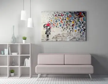 Pikturë dekorative në kanavacë, Wallity WY51, shumëngjyrëshe, 70x100cm