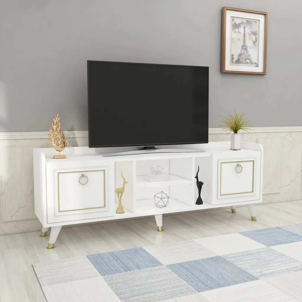 Njësi TV Ruby, bardhë, artë - 1