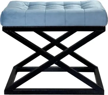 Puf Atelier del Sofa, ngjyrë e zezë, turquoise
