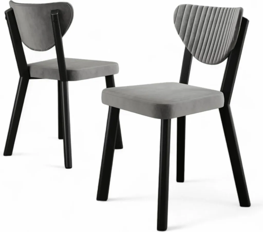 Set Karrigesh (4 Copë) Arfe, gri, zezë - 2