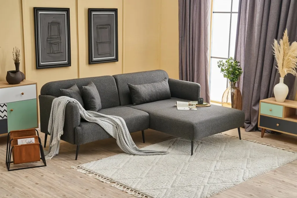 Këndore Atelier del Sofa, Revos e djathtë, antracit - 1