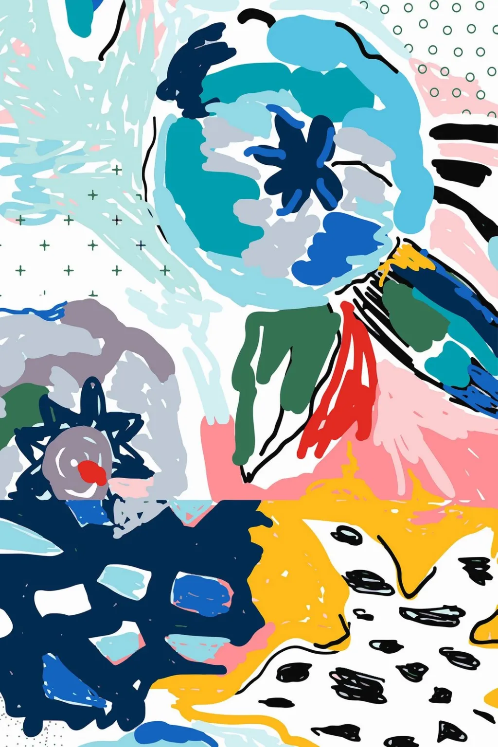 Qilim shumëngjyrësh, 60x100cm, Conceptum Hypnose, Wookece185 - 2