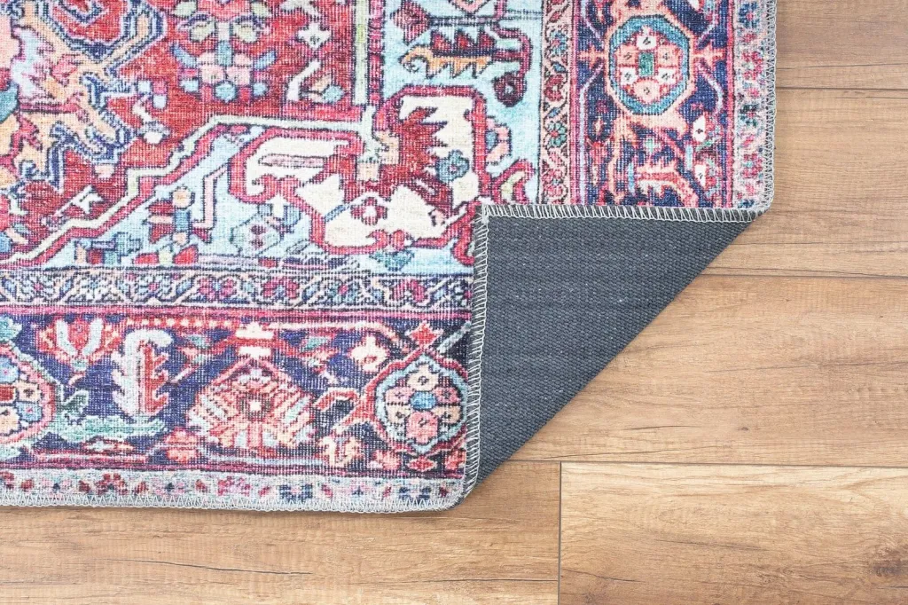 Qilim (230 x 330) Conceptum Hypnose, Blues Chenille - e kuqe e errët AL 352 - 4