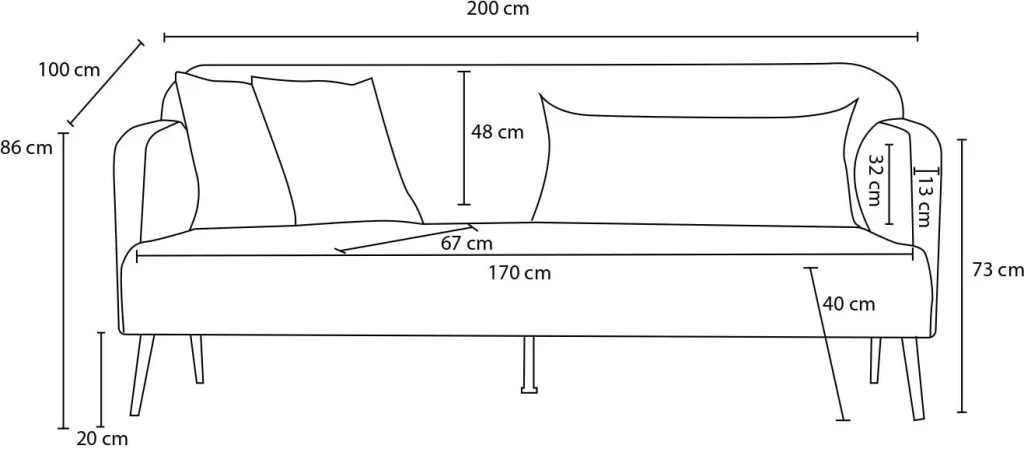 Divan treshe Atelier del Sofa, Revos, ngjyrë gri - 8
