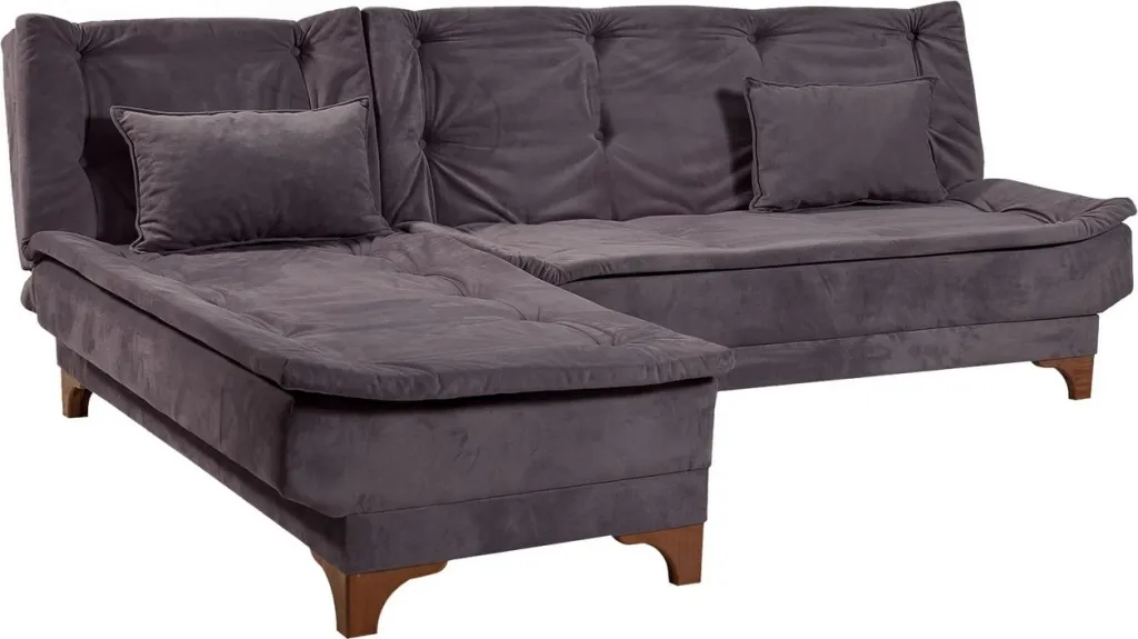 Kënd-sofa krevati Atelier del Sofa, kënd majtas, ngjyrë antracit - 3