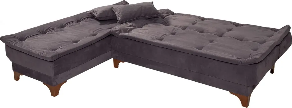 Kënd-sofa krevati Atelier del Sofa, kënd majtas, ngjyrë antracit - 4