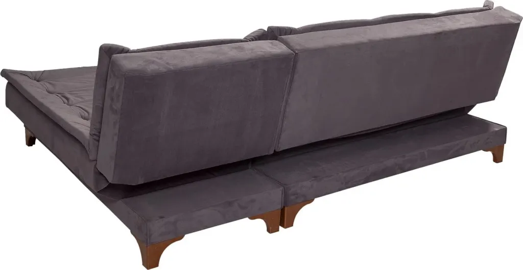 Kënd-sofa krevati Atelier del Sofa, kënd majtas, ngjyrë antracit - 5