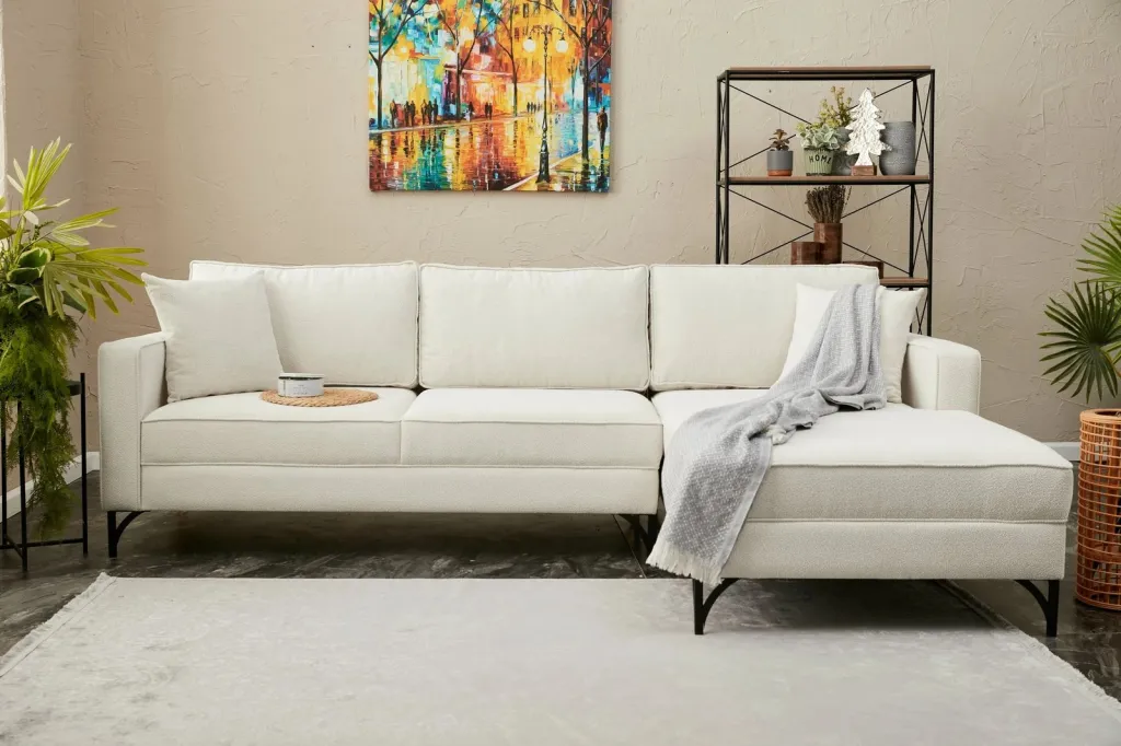 Këndare Atelier del Sofa, Berlin, e djathtë, krem, e zezë - 1