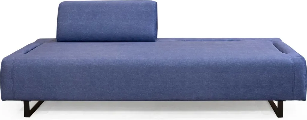 Divan-krevat treshe Infinity me tavolinë anësore, ngjyrë kaltër - 8