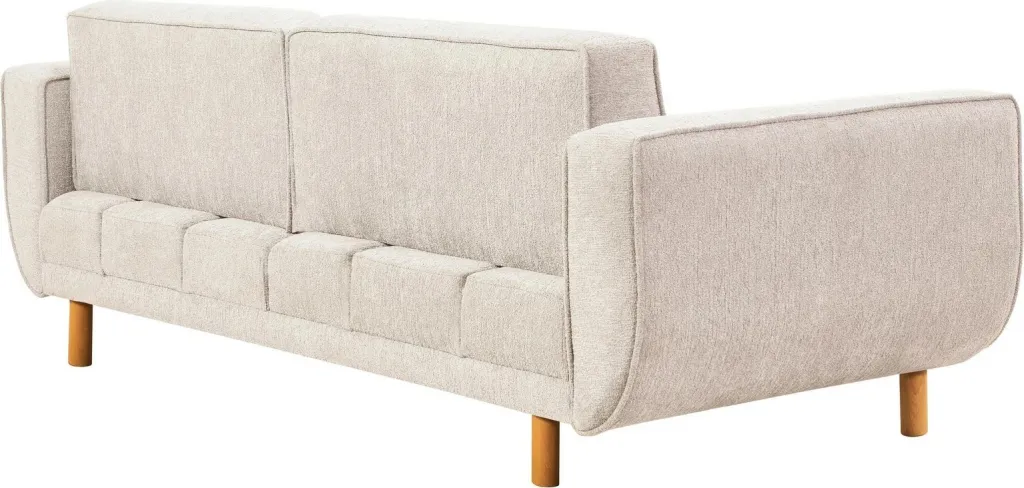 Set divani me krevat Atelier del Sofa, Lorus, ngjyrë lisi dhe krem - 8