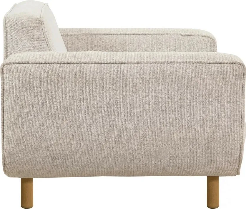Set divani me krevat Atelier del Sofa, Lorus, ngjyrë lisi dhe krem - 10
