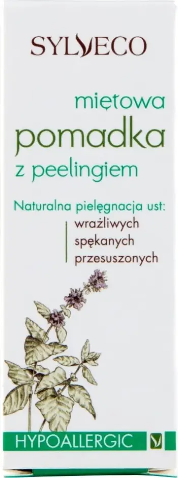Balsam për buzë me peeling SYLVECO Mint për femra, 4.6g