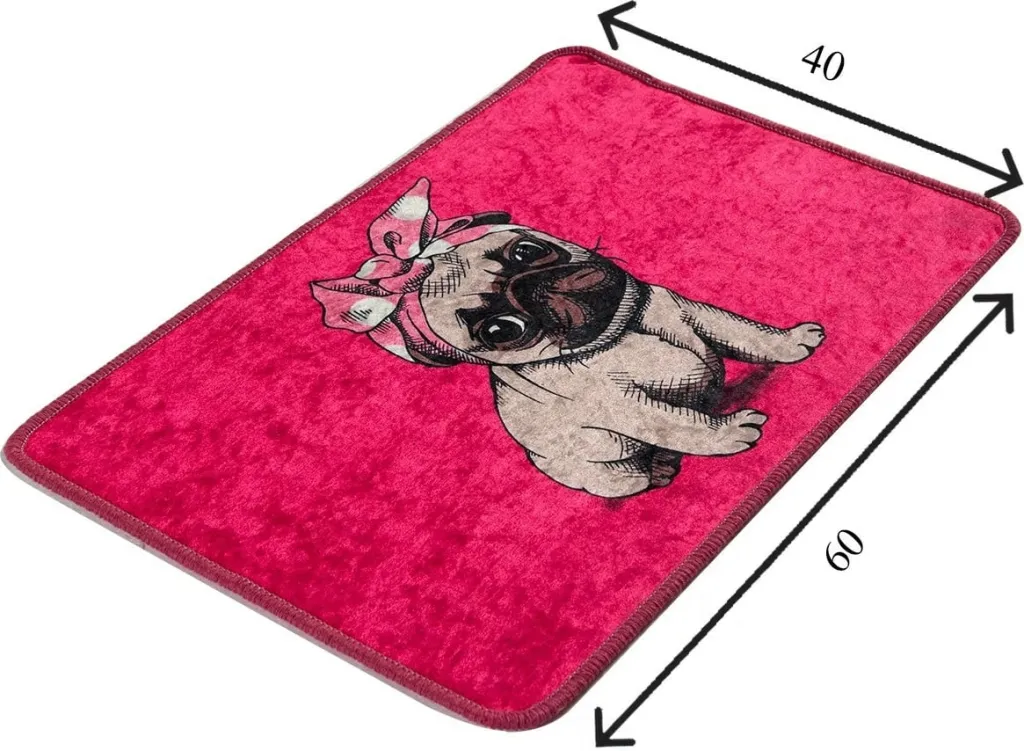Tapet për banjo, Mijölnir, ngjyrë rozë, Pug Djt - 3