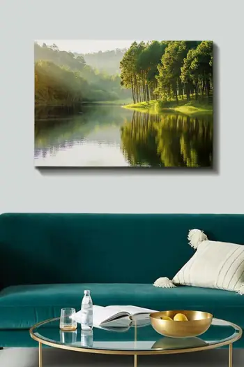 Pikturë dekorative në kanavacë, shumëngjyrëshe, 70x100cm