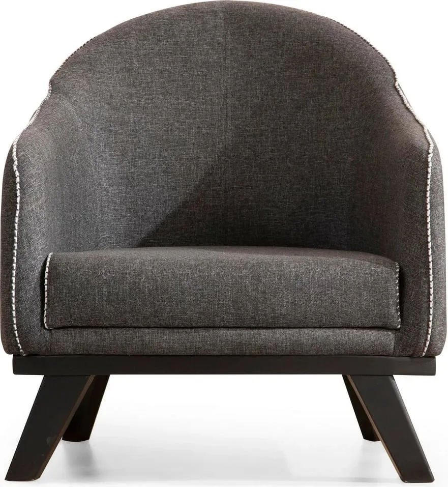 Karrige krahu Leon, ngjyrë antracit, Atelier del Sofa - 3